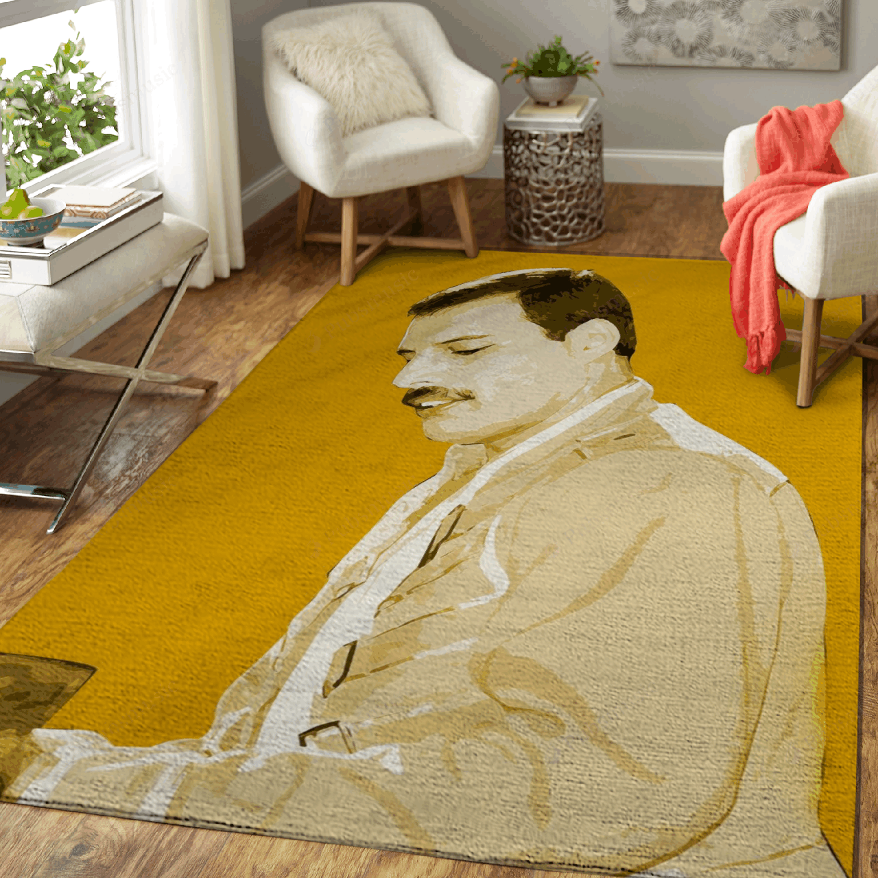 freddie mercury – Music Artwork Art For Fans Area Rug Carpet