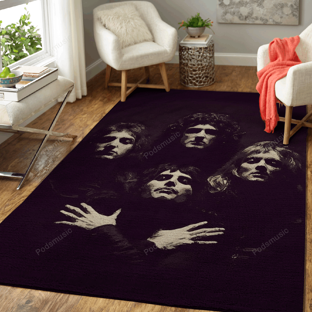 Freddie Mercury 1 – Music Art For Fans Area Rug Carpet