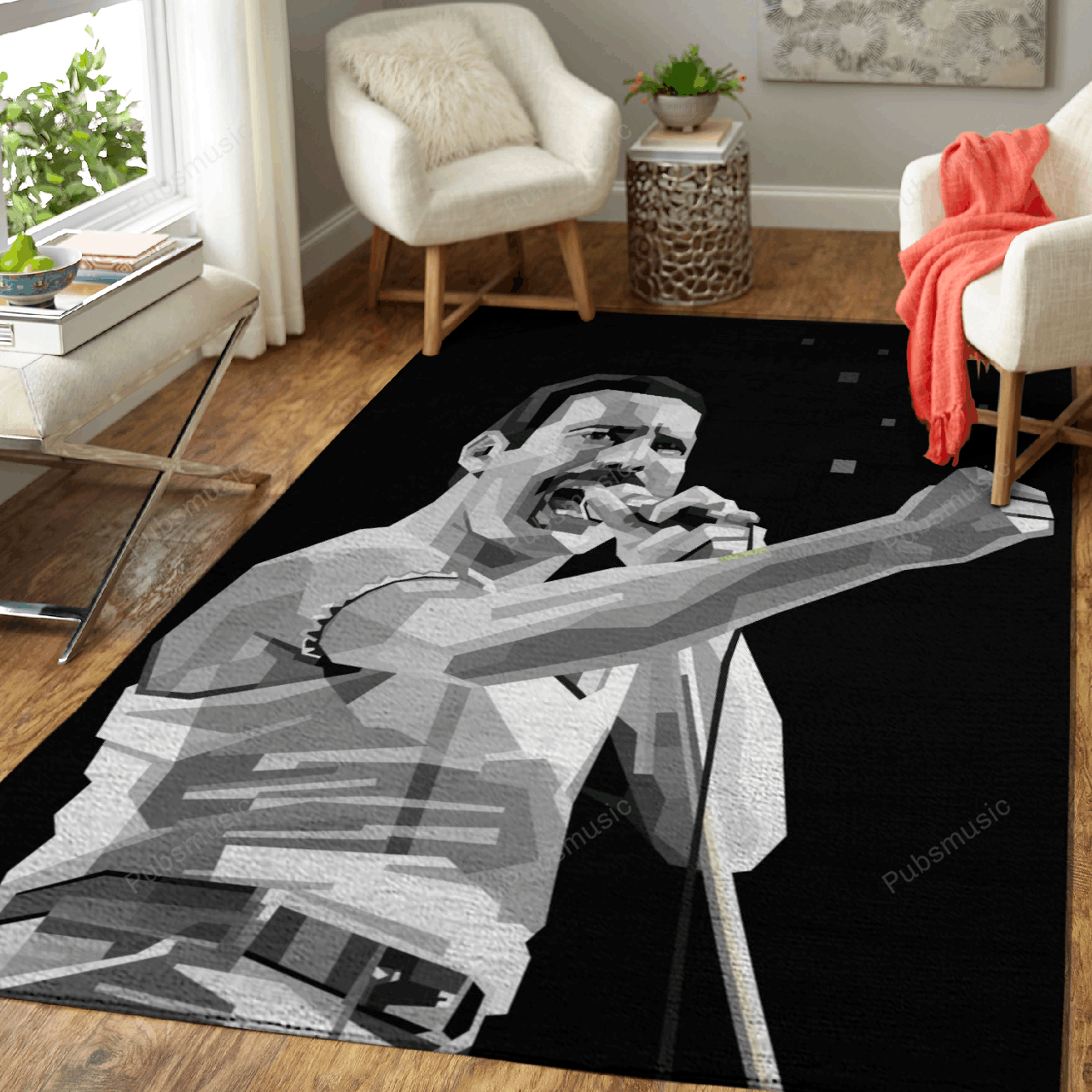 Freddie Mercury – Legendary Music Art For Fans Area Rug Carpet