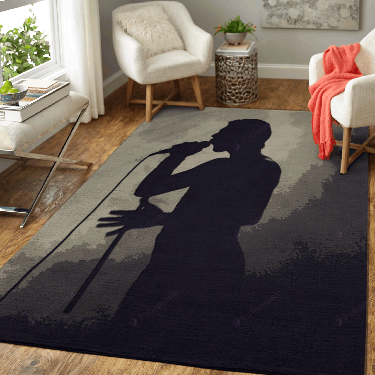 Freddie Mercury 12 – Music Artist Art For Fans Area Rug Carpet
