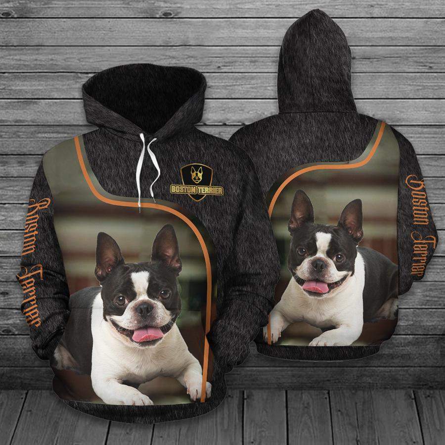 Boston Terrier Hoodie – Ho3058 – 3D Hoodies