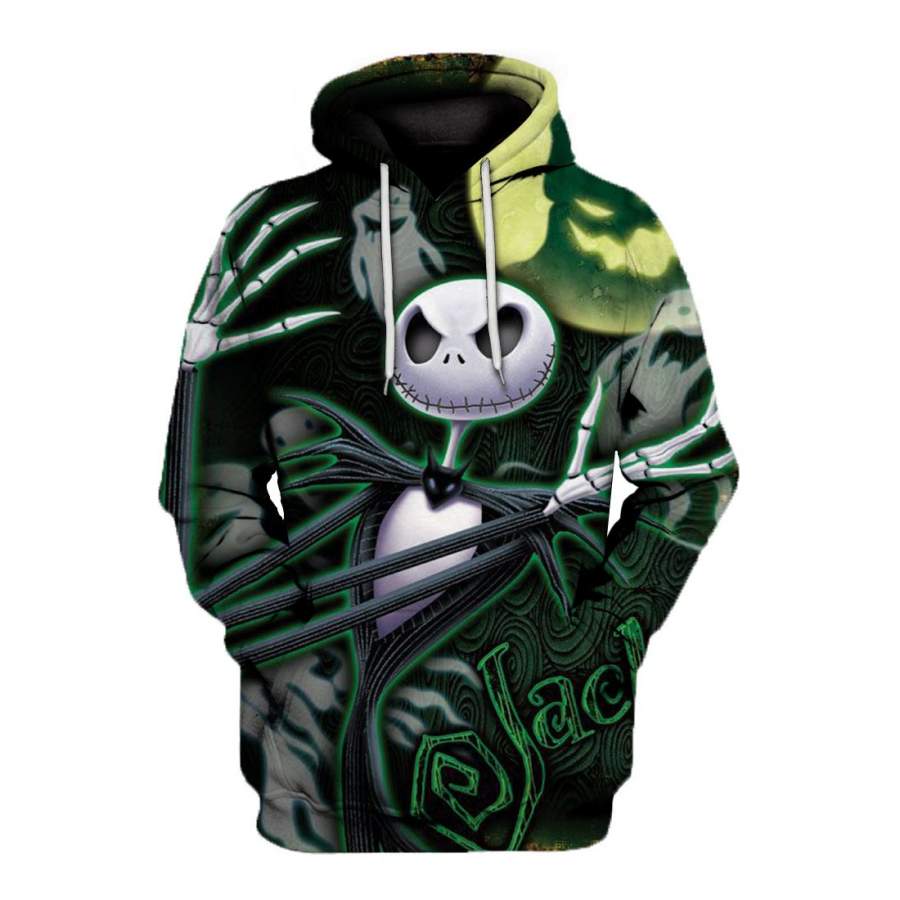 Jack And Ghost All Over Print – 3D Hoodies