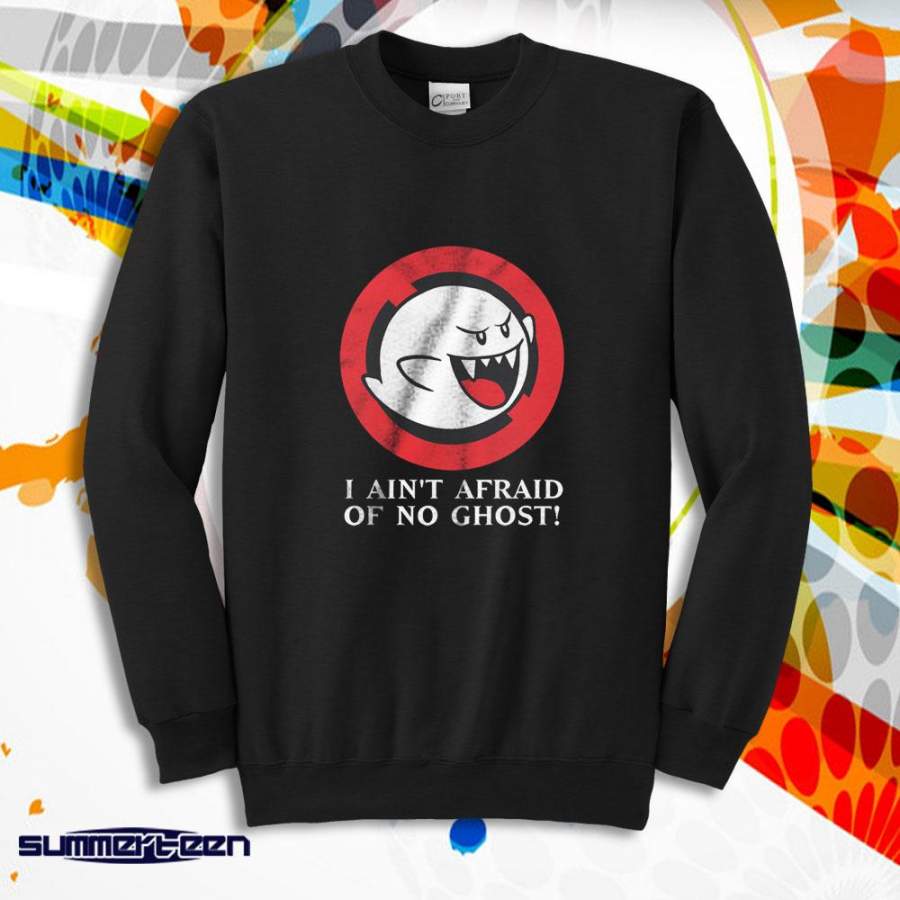 Boobuster I Aint Afraid Of No Ghost Men’S Sweatshirt