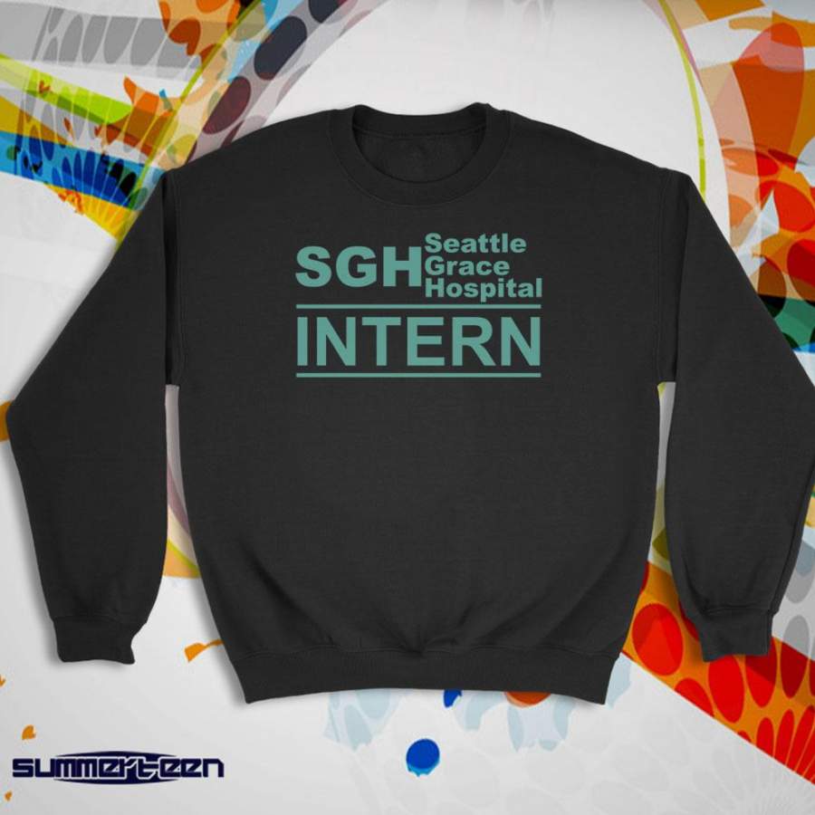 Greys Anatomy Sgh Seattle Grace Hospital Intern Women’S Sweatshirt