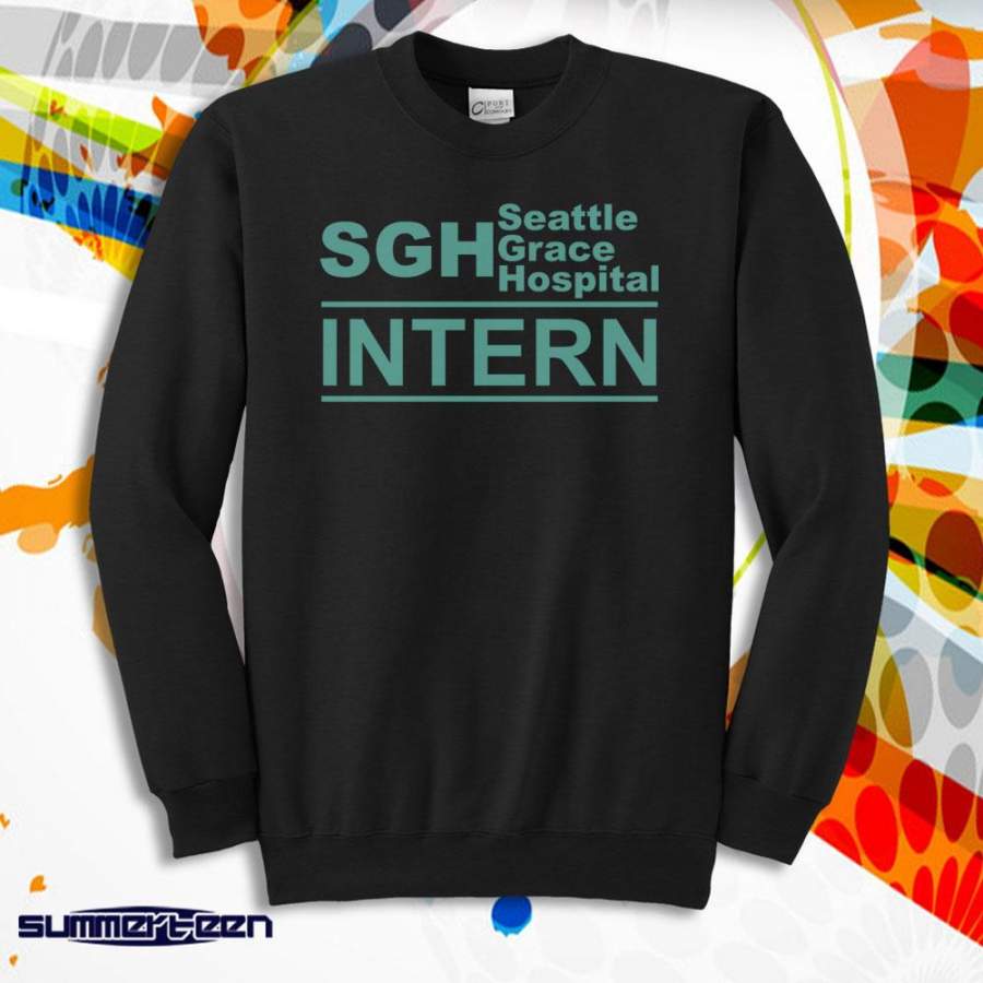 Greys Anatomy Sgh Seattle Grace Hospital Intern Men’S Sweatshirt