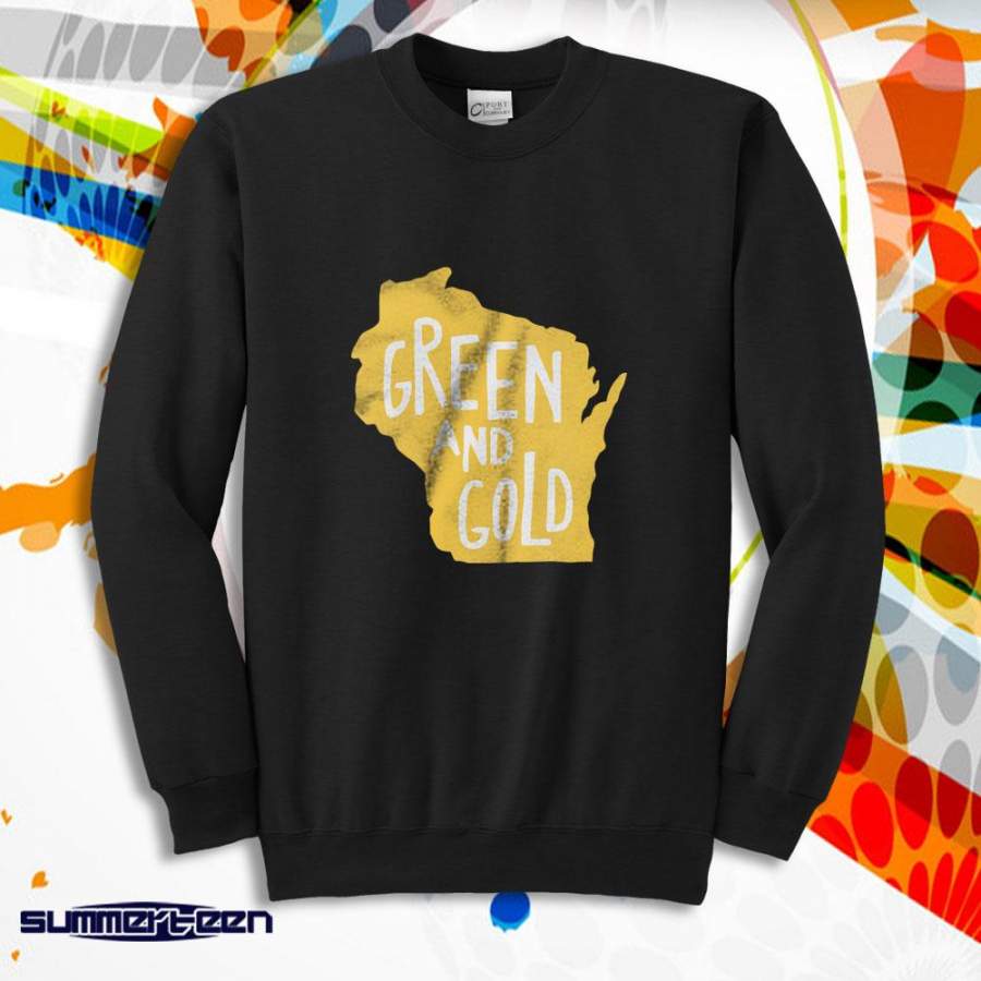 Green Bay Packers Gold Men’S Sweatshirt