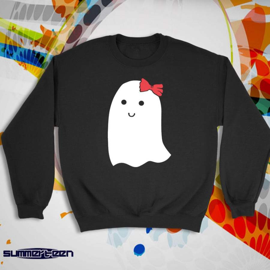 Ghost Girl Cute Halloween Women’S Sweatshirt