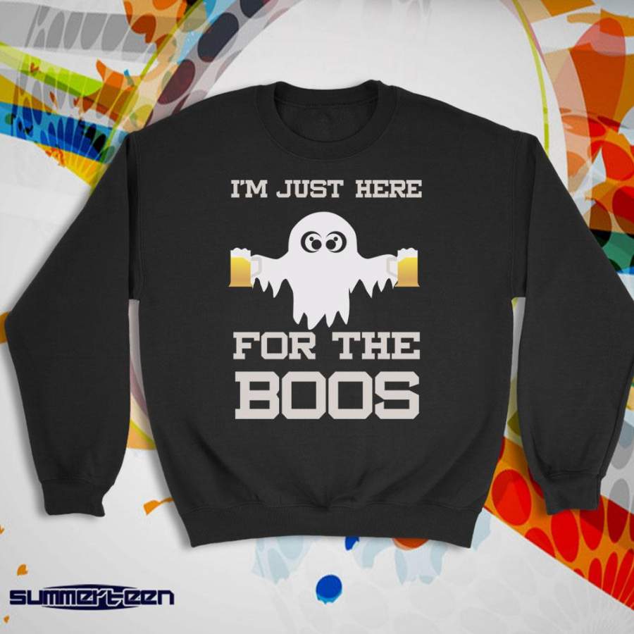 I’M Just Here For The Boos Ghost Beer Women’S Sweatshirt