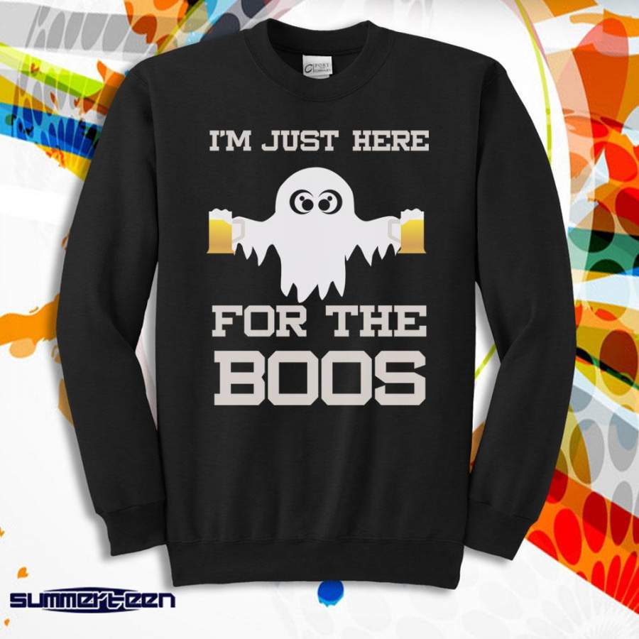 I’M Just Here For The Boos Ghost Beer Men’S Sweatshirt