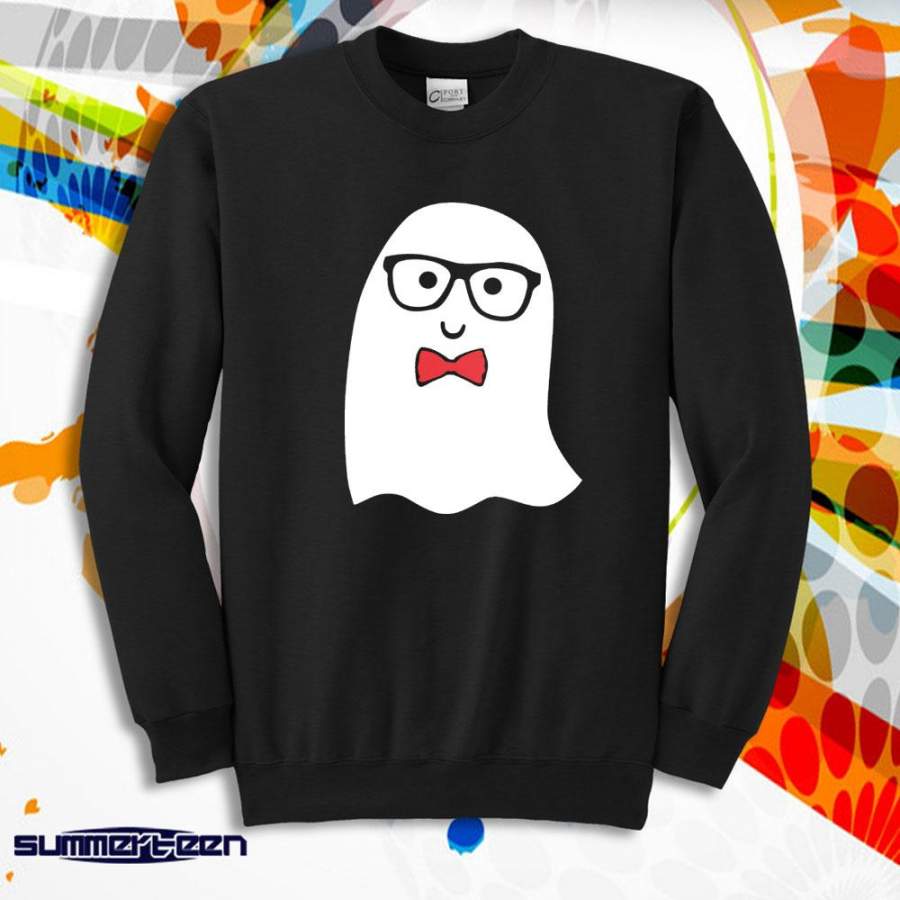 Ghost Boy With Sunglasess Halloween Men’S Sweatshirt