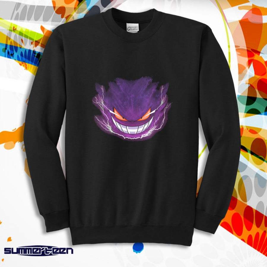 Gengar Ghost Pokemon Men’S Sweatshirt