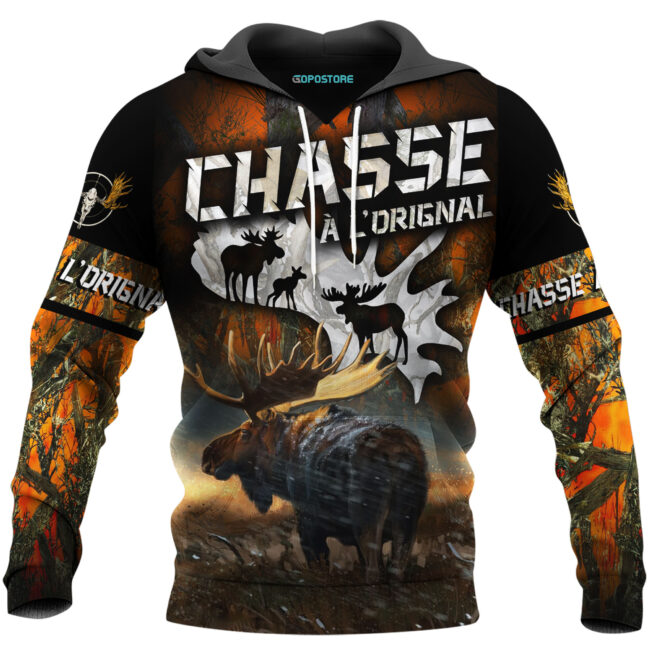 Love Moose Hunting 3D All Over Print | Unisex | Adult | Ht8408