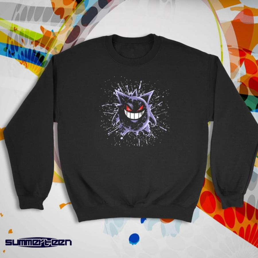 genggar the ghost pokemon master Women’s Sweatshirt