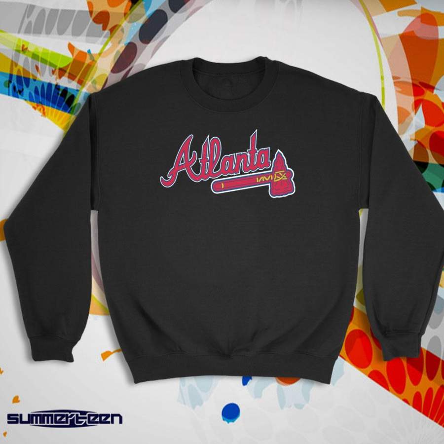 Atlanta Logo Braves Hammer Women’S Sweatshirt