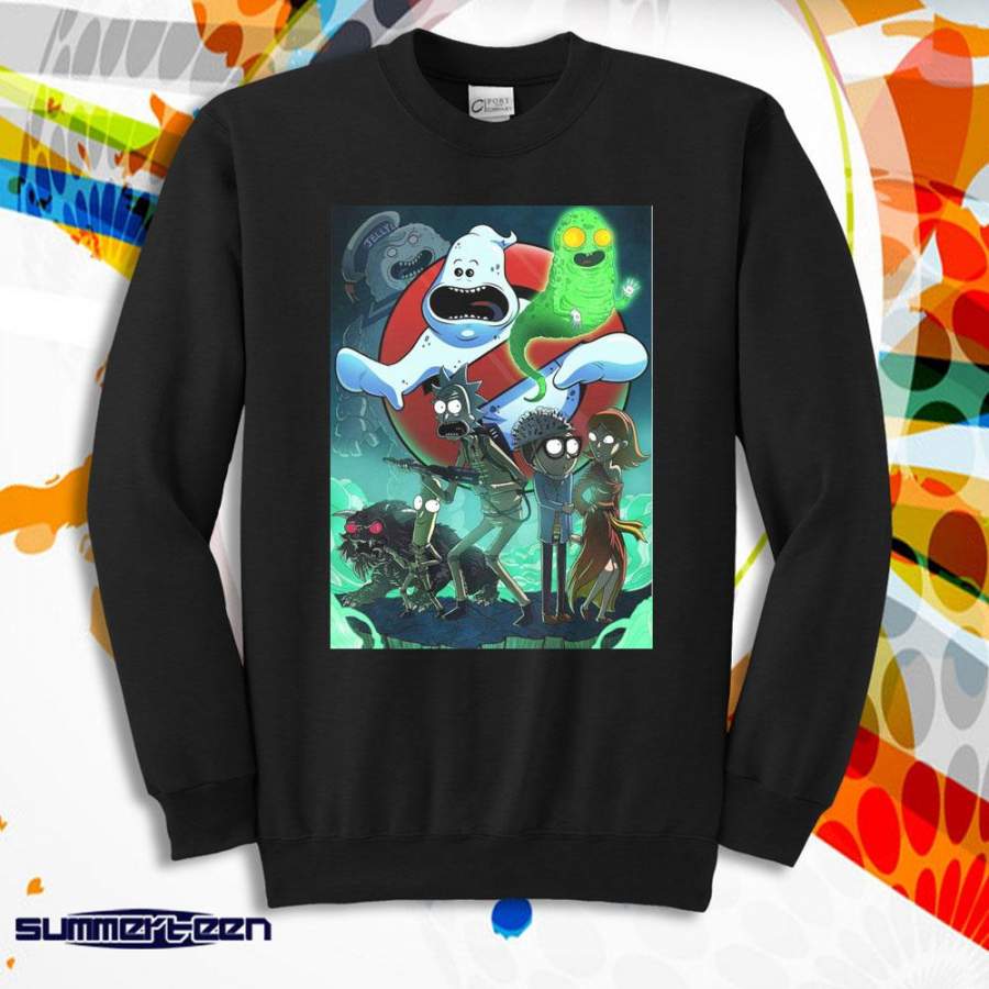 Ghostbuster Rick And Morty Men’S Sweatshirt