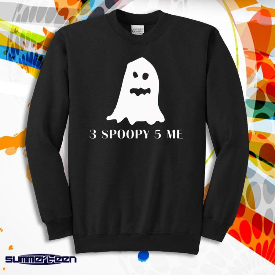 3 Poppy 5 Me Spooky Ghost Men’S Sweatshirt