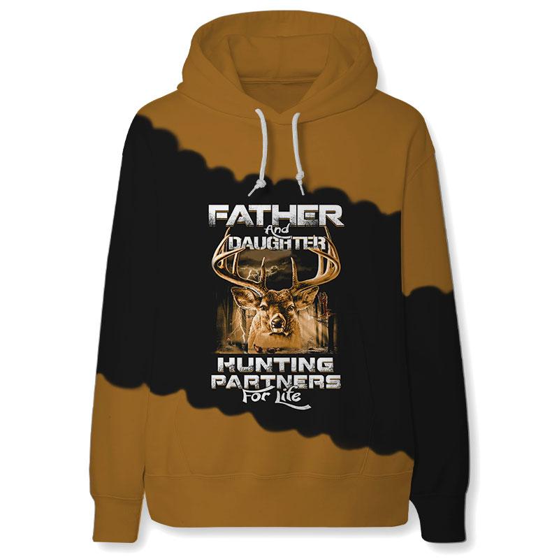 Father And Daughter Hunting Partners For Life 3D All Over Print | Unisex | Adult | Ht7216