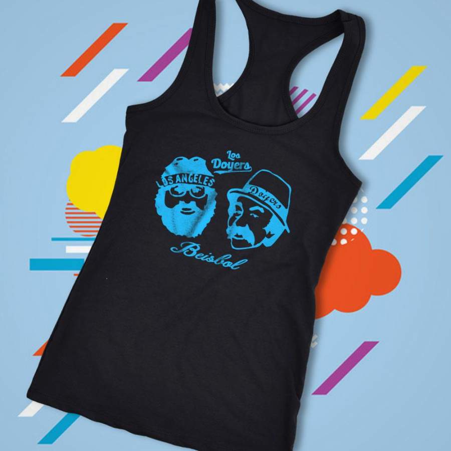 Cheech And Chong Los Angeles Doyers Blue Women’S Tank Top Racerback