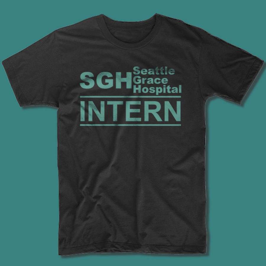 Greys Anatomy Sgh Seattle Grace Hospital Intern Men’S T Shirt