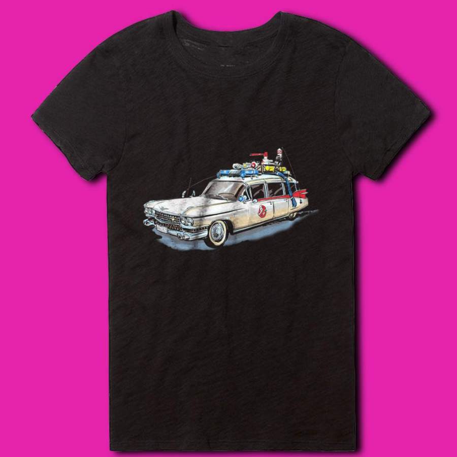 Ghostbusters Car Drawing Women’S T Shirt