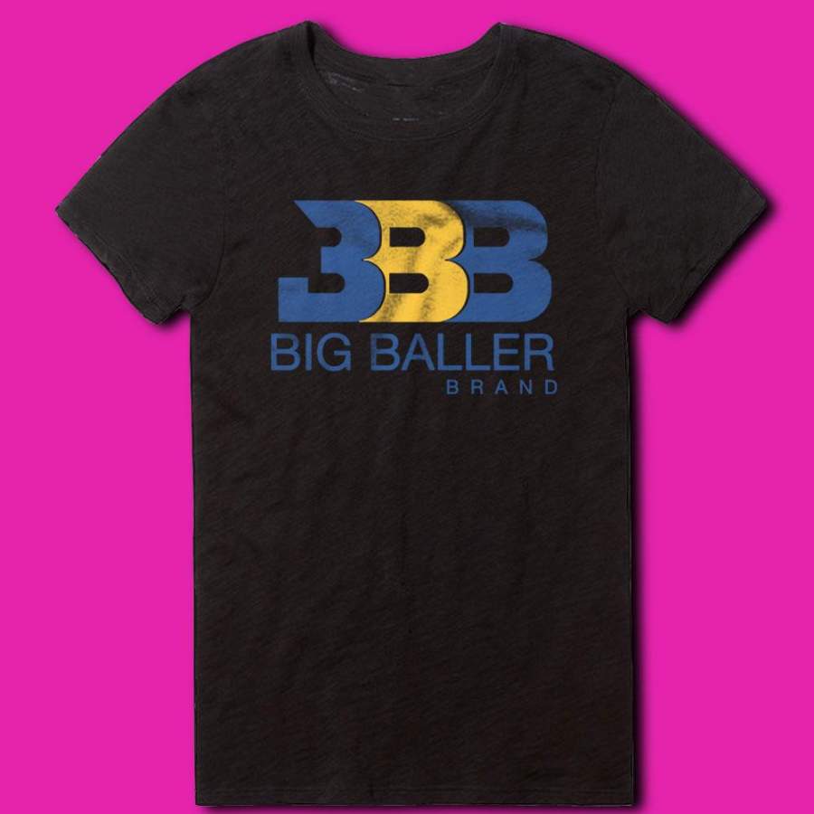 Bbb Royal And Gold Print Los Angeles Showtime Lake Show Women’S T Shirt