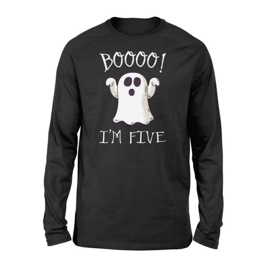 Boo I’m Five Halloween Costume – Standard Long Sleeve