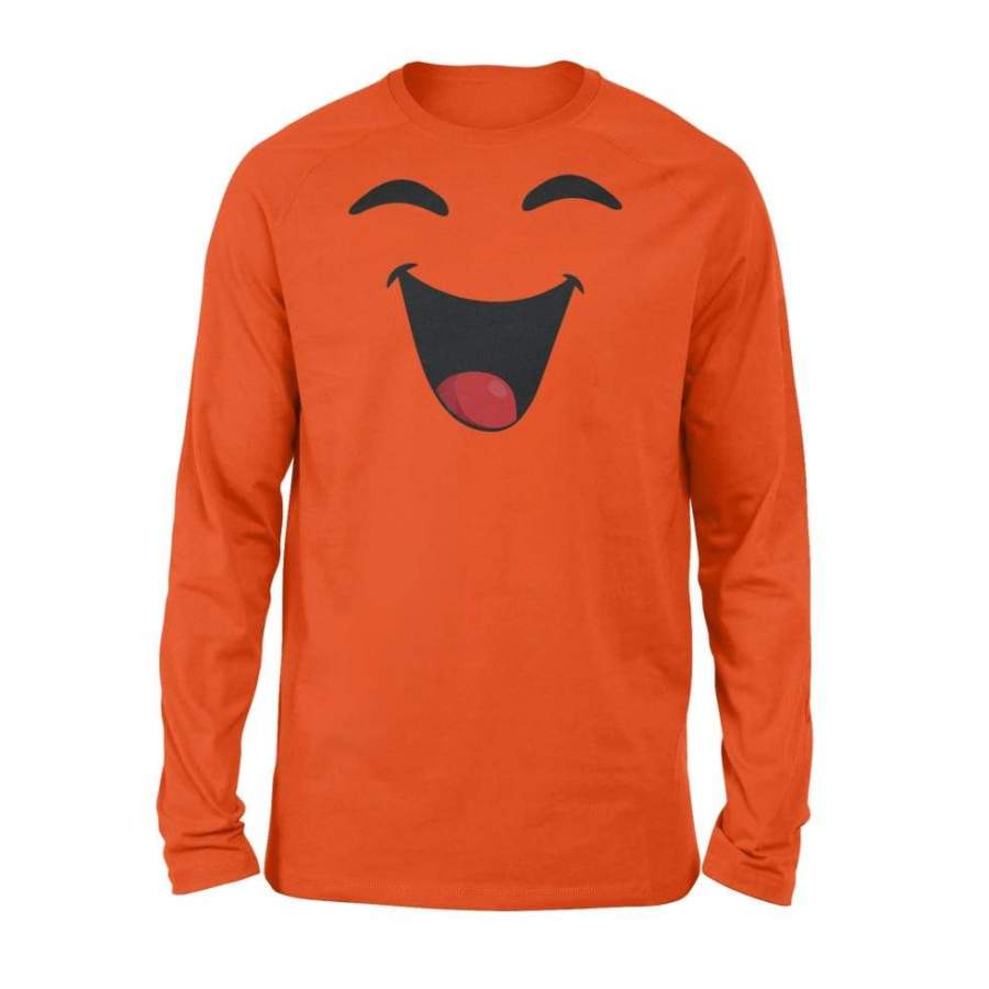 Happy Ghost Face Halloween Ghosts Ghost Halloween Costume Gift Shirt – Standard Long Sleeve