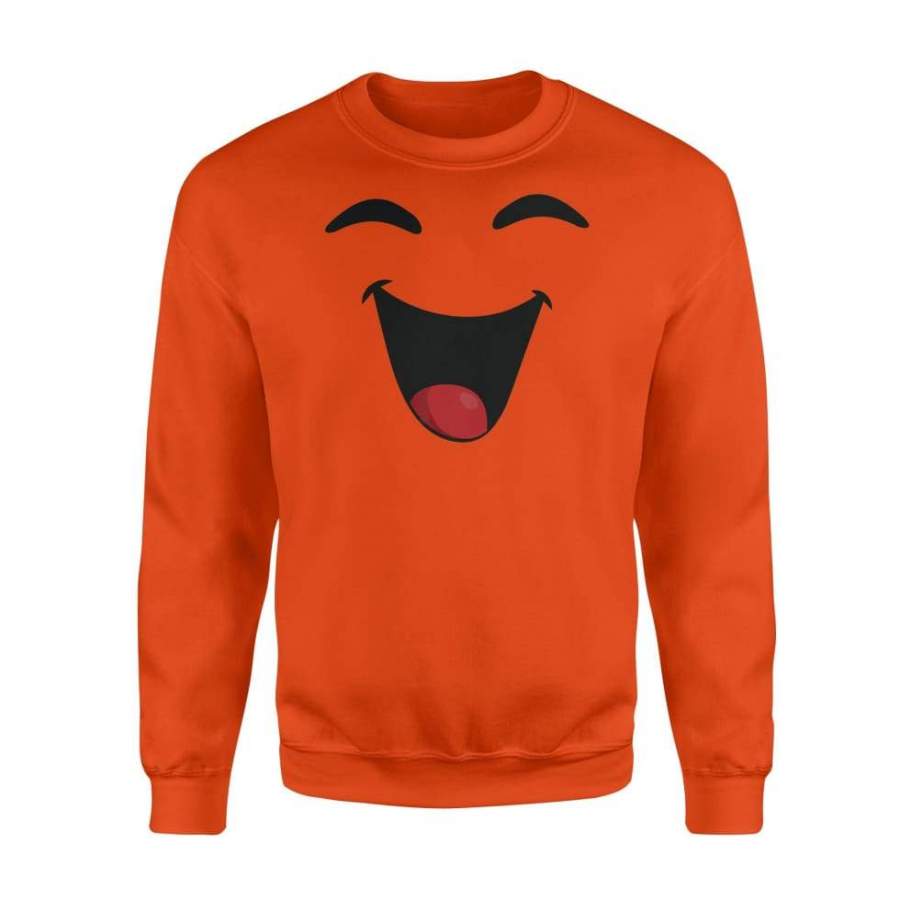 Happy Ghost Face Halloween Ghosts Ghost Halloween Costume Gift Shirt – Standard Fleece Sweatshirt