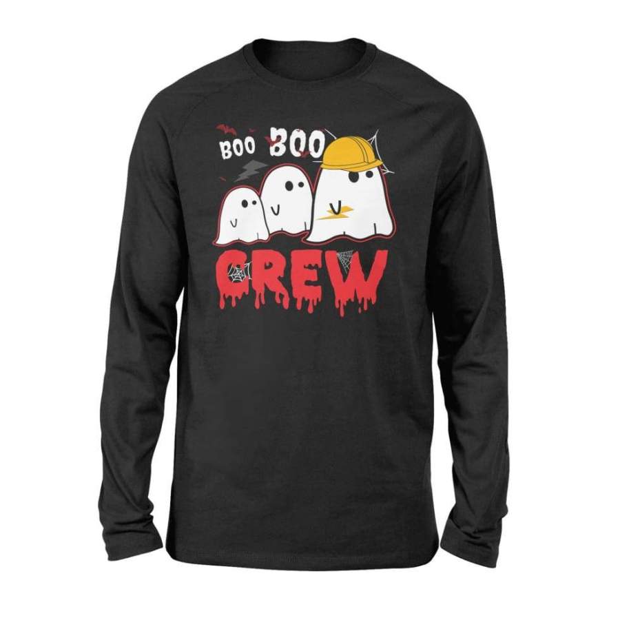 Boo Boo Ghost Crew Electrician Halloween Costume Gift Shirt – Standard Long Sleeve