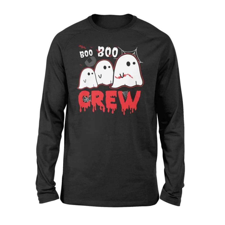 Boo Boo Ghost Crew Welder Halloween Costume Gift Shirt – Standard Long Sleeve