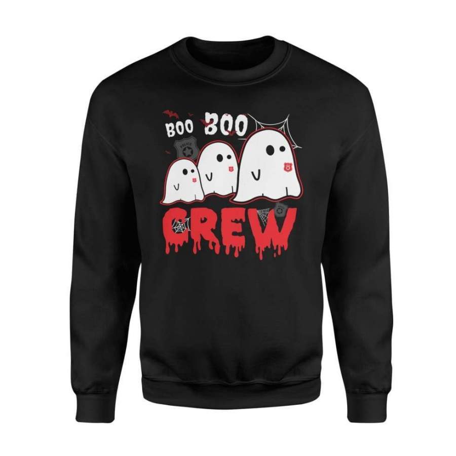 Boo Boo Ghost Crew Police Officers Halloween Costume Gift Shirt – Standard Fleece Sweatshirt