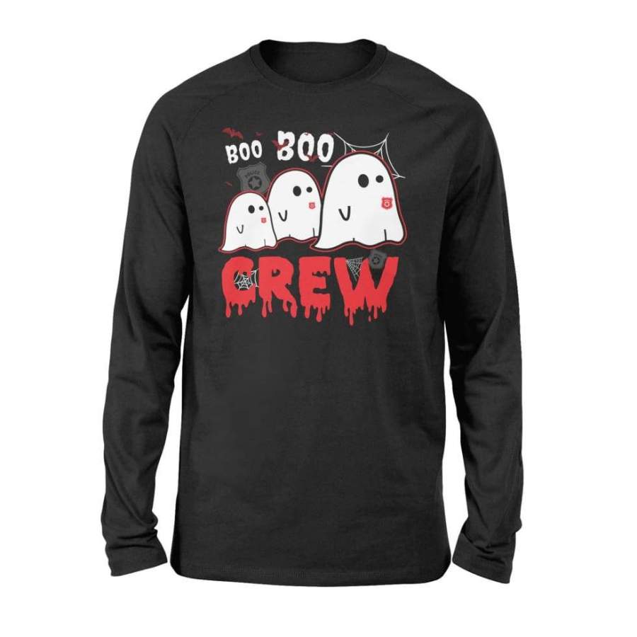 Boo Boo Ghost Crew Police Officers Halloween Costume Gift Shirt – Standard Long Sleeve