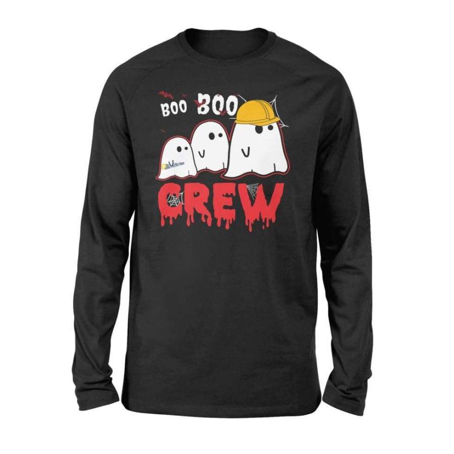 Boo Boo Ghost Crew Carpenter Halloween Costume Gift Shirt – Standard Long Sleeve