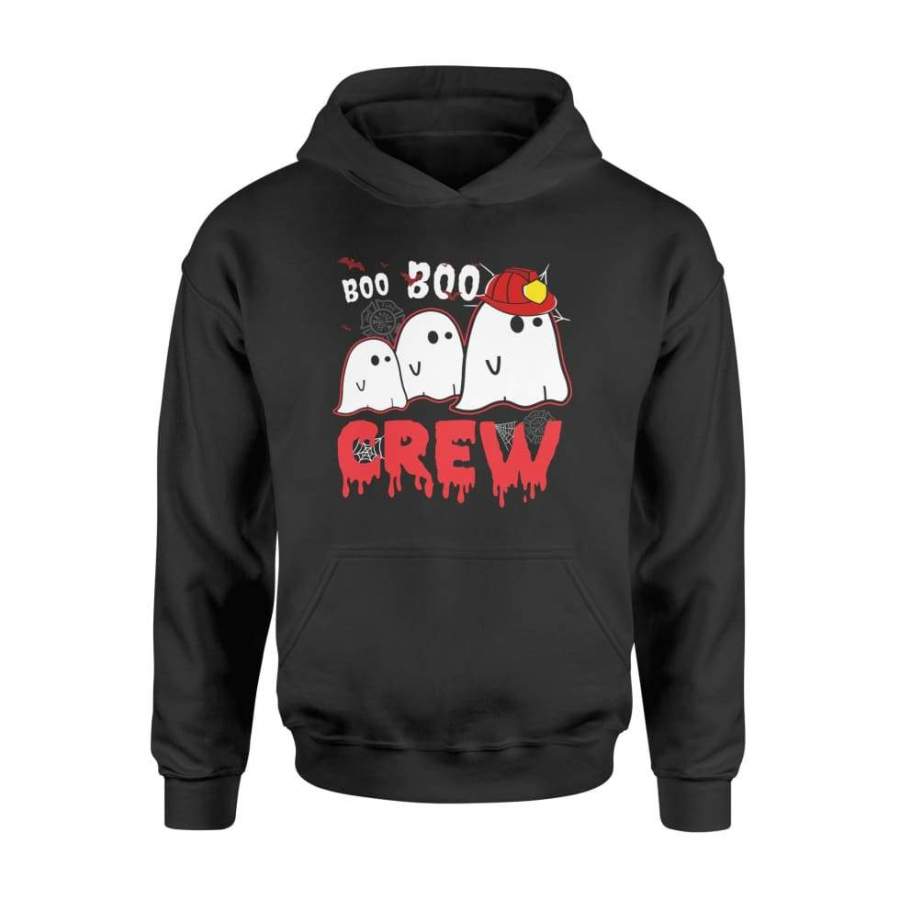 Boo Boo Ghost Crew Firefighter Halloween Costume Gift Shirt – Standard Hoodie