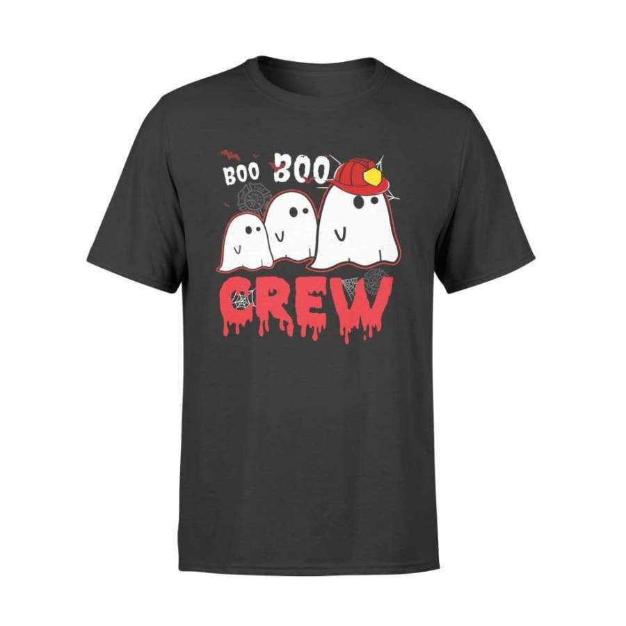 Boo Boo Ghost Crew Firefighter Halloween Costume Gift Shirt – Standard T-shirt