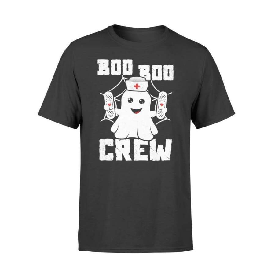 Boo Boo Crew Shirt Ghost Nurse Costume Girls Funny Halloween Costume Graphic Design Digital Printed Shirt – Standard T-shirt