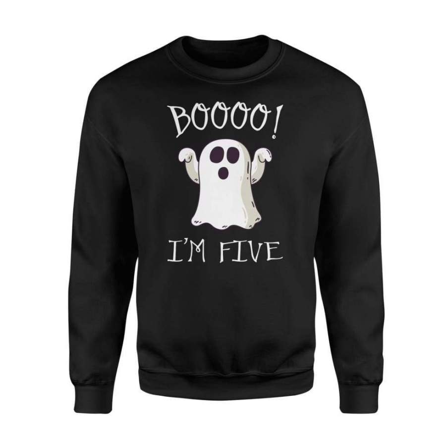 Boo I’m Five Halloween Costume – Standard Fleece Sweatshirt