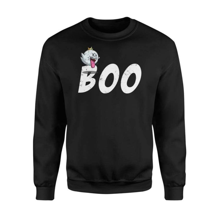 Halloween Boo With King Ghost Funny 2017 – Standard Fleece Sweatshirt