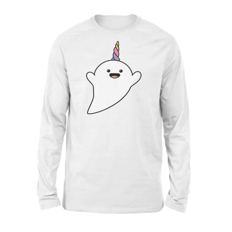 I’m A Boonicorn, Cute Halloween Shirt, Unicorn Ghost – Standard Long Sleeve