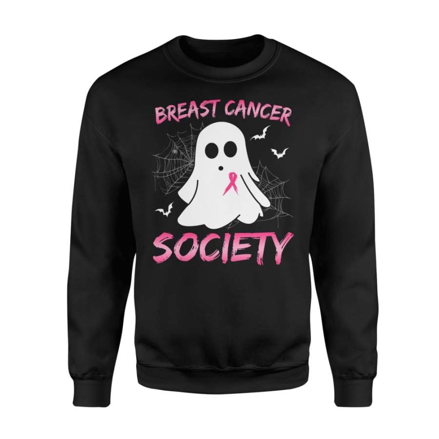 Boo Ghost Pink Ribbon Breast Cancer Society – Standard Fleece Sweatshirt