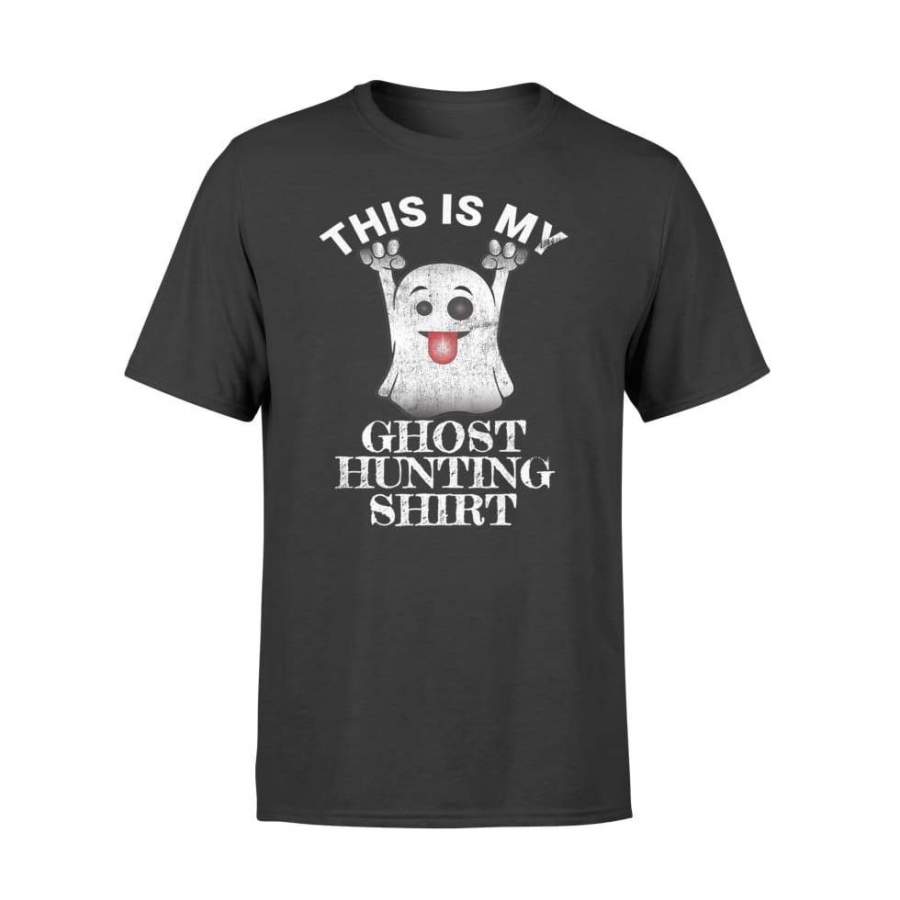 Halloween Ghost Hunter Funny Scary Haunted Gift – Standard T-shirt