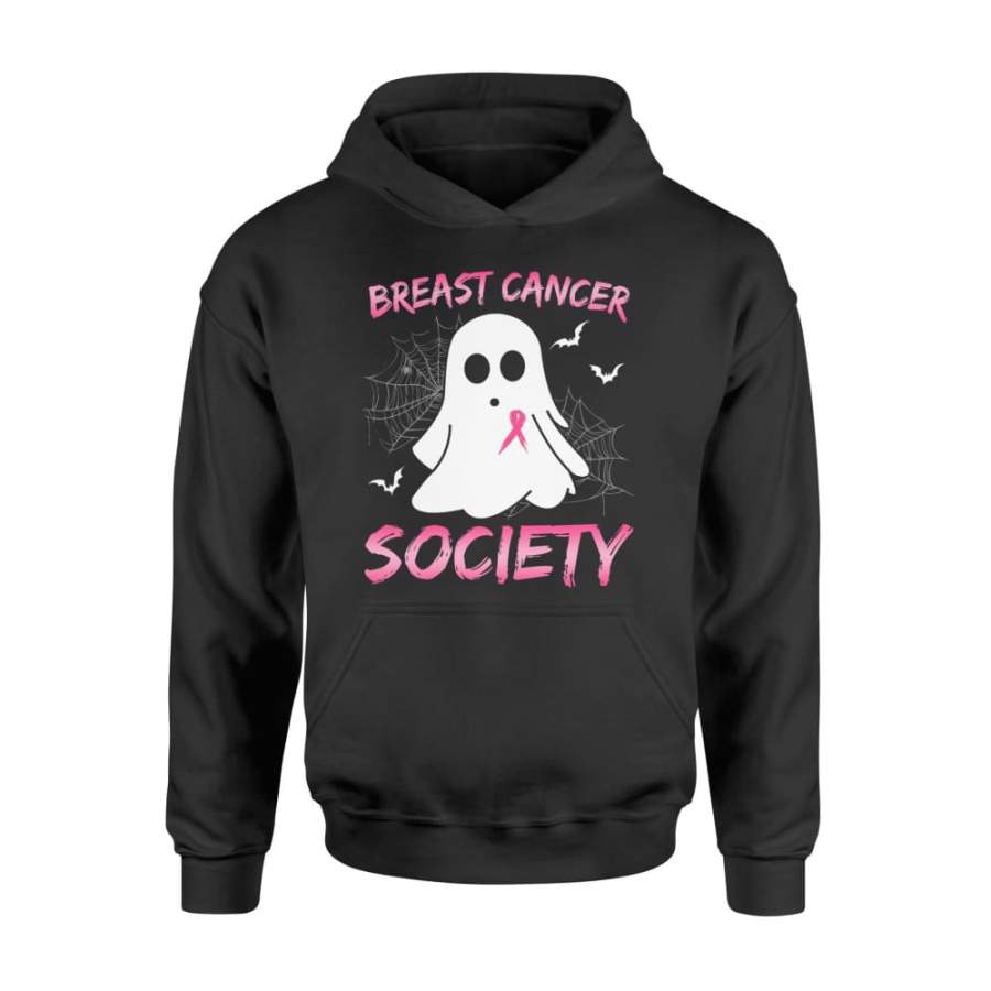 Boo Ghost Pink Ribbon Breast Cancer Society – Standard Hoodie