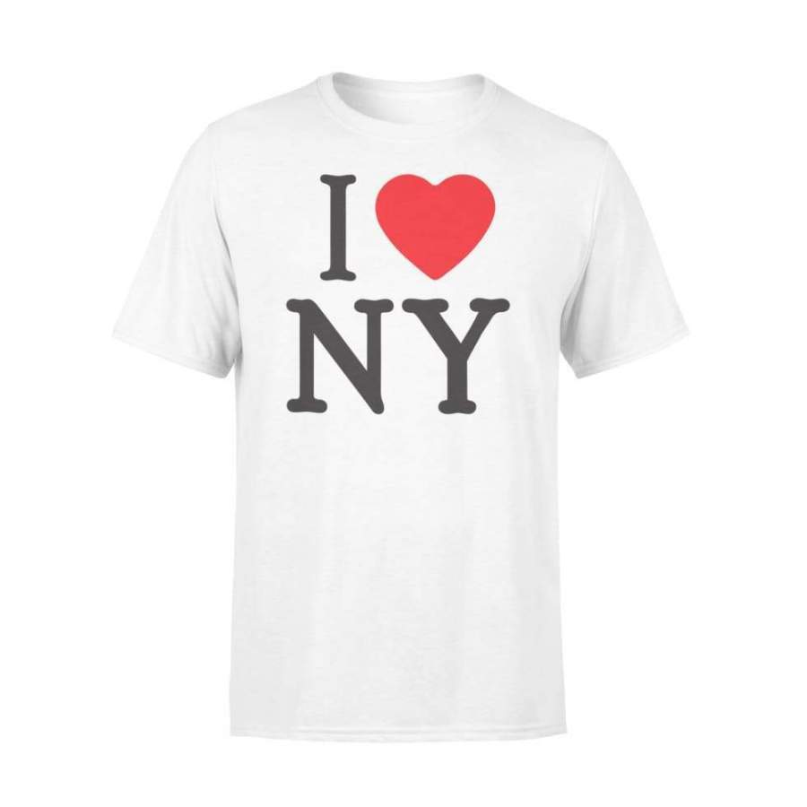 I Love NY Short Sleeve Print Heart New York – Standard T-shirt