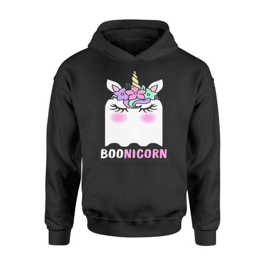 Boonicorn Unicorn Ghost, Unicorn Halloween Shirt For Girls – Standard Hoodie