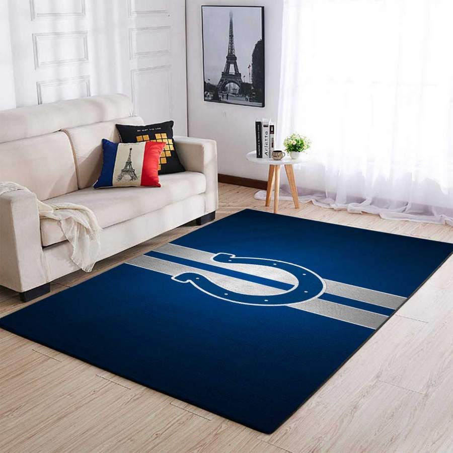 Indianapolis Colts Area Rugs Living Room Carpet Christmas Gift Floor Decor RCDD81F33355