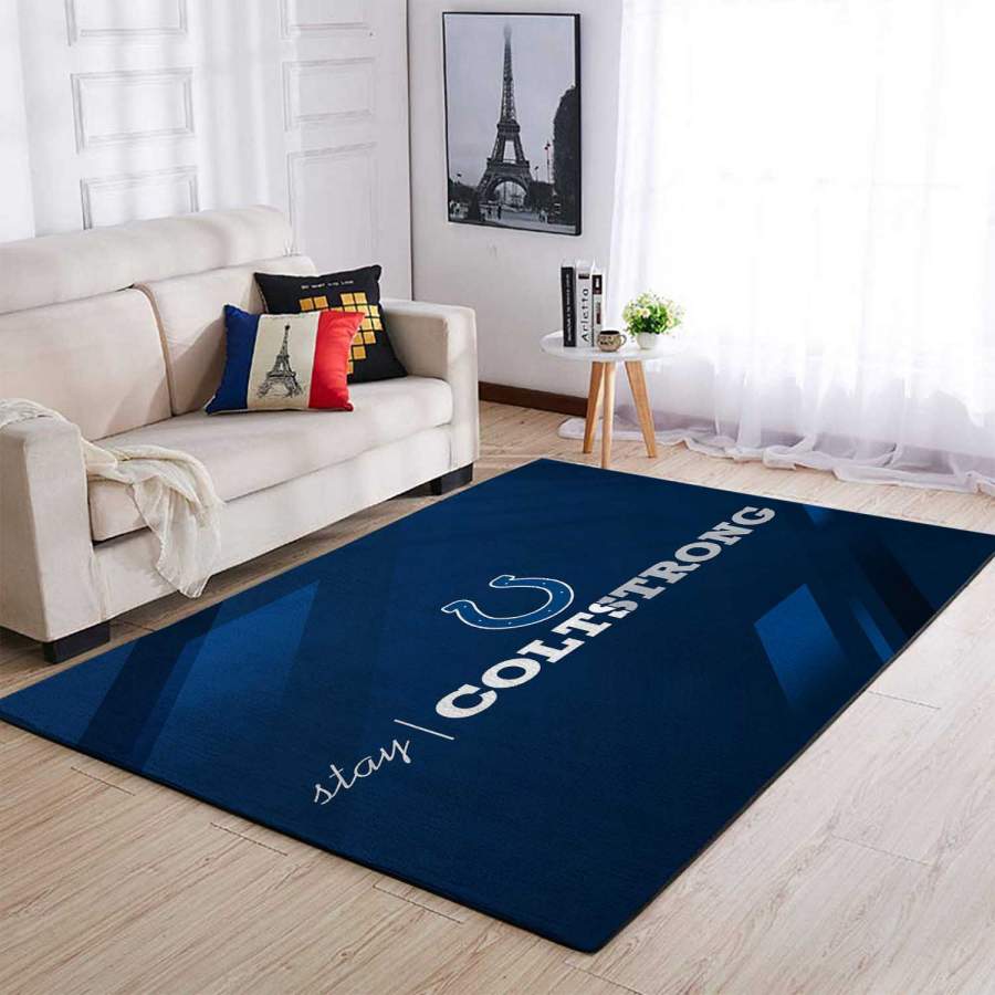 Indianapolis Colts Area Rugs Living Room Carpet Christmas Gift Floor Decor RCDD81F33351