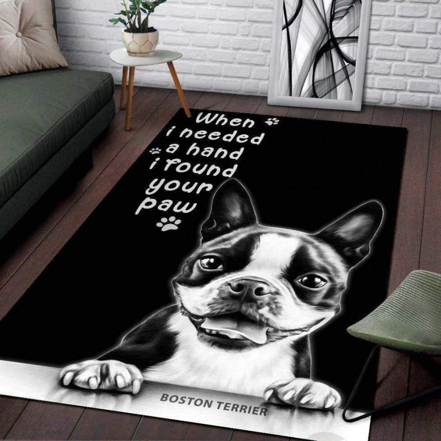 Boston Terrier Rug RCDD81F22635