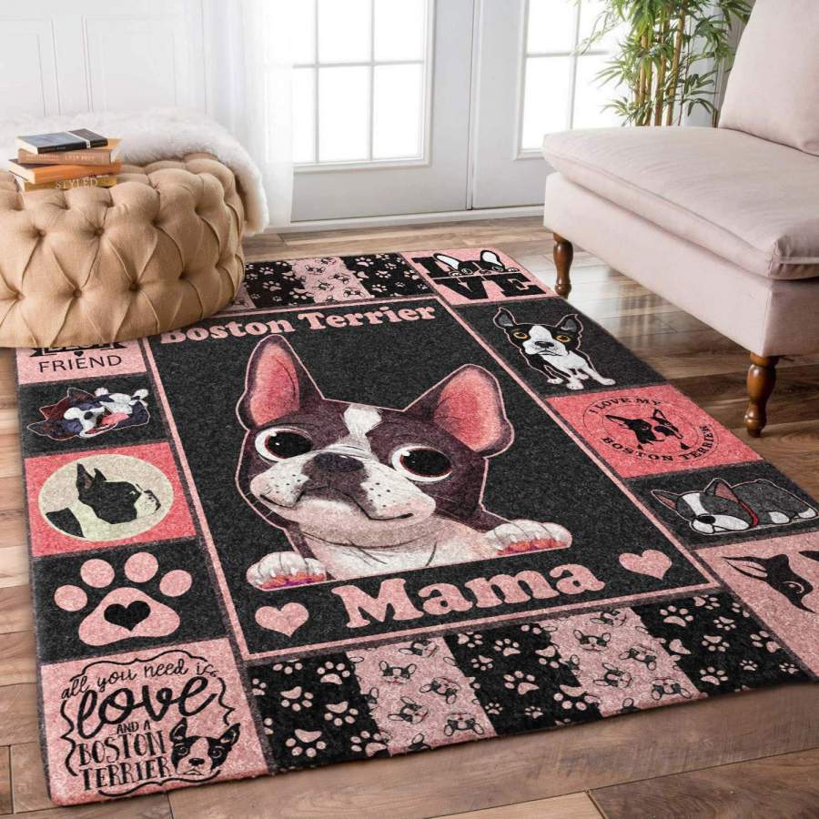 Boston Terrier Rug RCDD81F22959