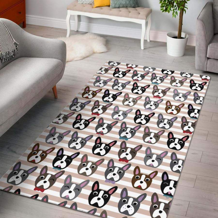 Boston Terrier Rug RCDD81F18015