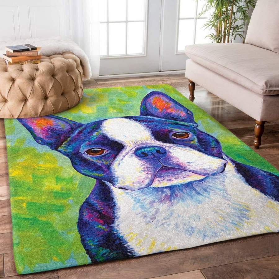 Boston Terrier Rug RCDD81F20380